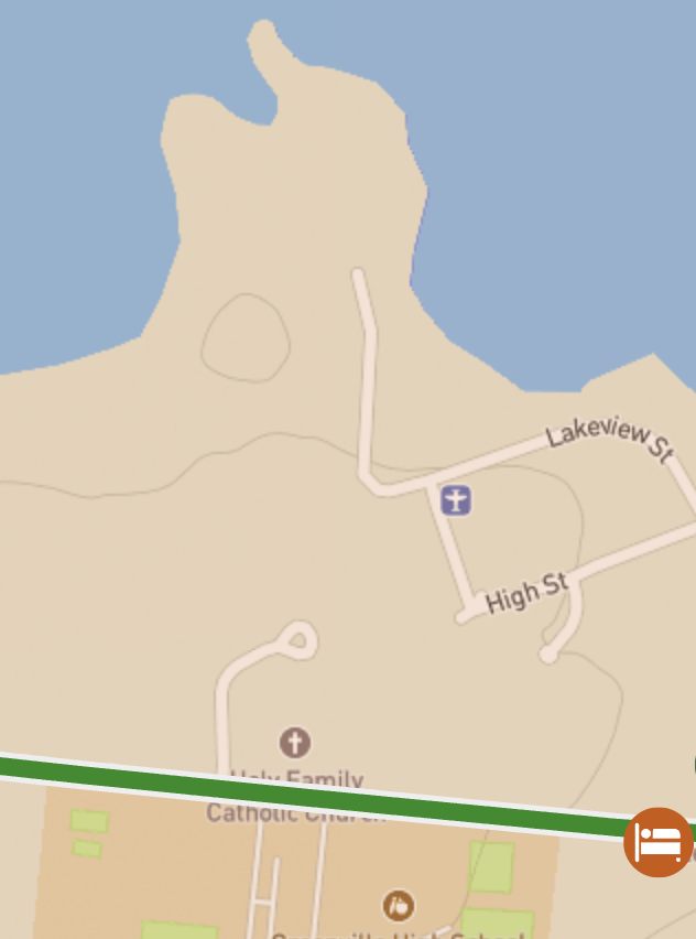 Pine Tree Lodge - Baker Cabin Map